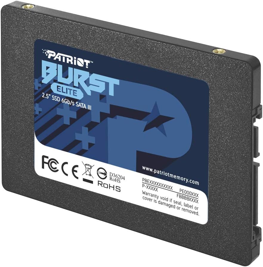 Patriot Burst Elite SATA 3 480GB/240GB/1TB SSD 2.5 Patriot Burst Elite SATA 3 480GB/240GB/1TB SSD 2.5